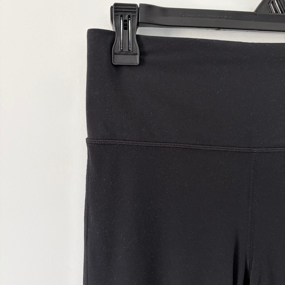 Athleta Ultra High Rise Elation Flare Leggings Black 34.5in Medium TALL - Picture 3 of 12